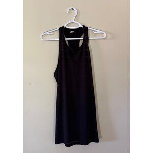 Athleta Womens Medium Black Racerback Straps Tank Top Shirt Activewear
